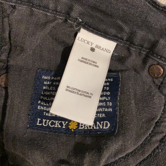 Lucky Brand Sofia Boot Black Jeans Size 6 - Picture 4 of 7